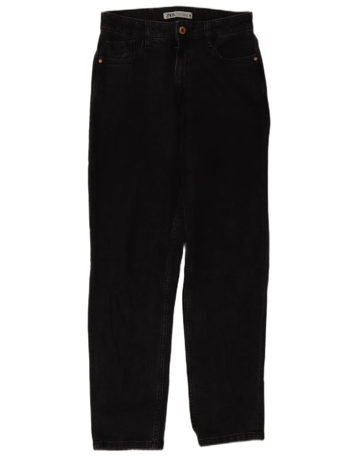 ZARA Jeans retos femininos EU 36 XS W26 L29 preto
