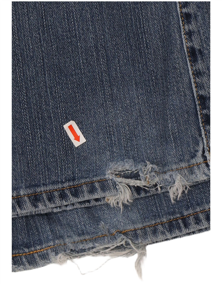 Jeans feminino Levi's 515 cintura baixa bootcut US 8 médio W30 L31 algodão azul