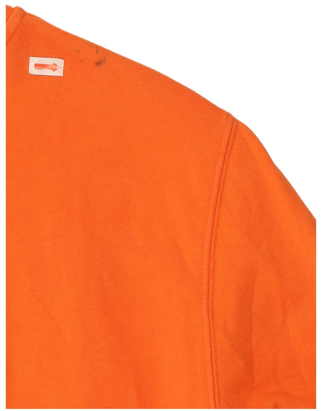 Hugo Boss moletom gráfico feminino jumper UK 14 médio laranja