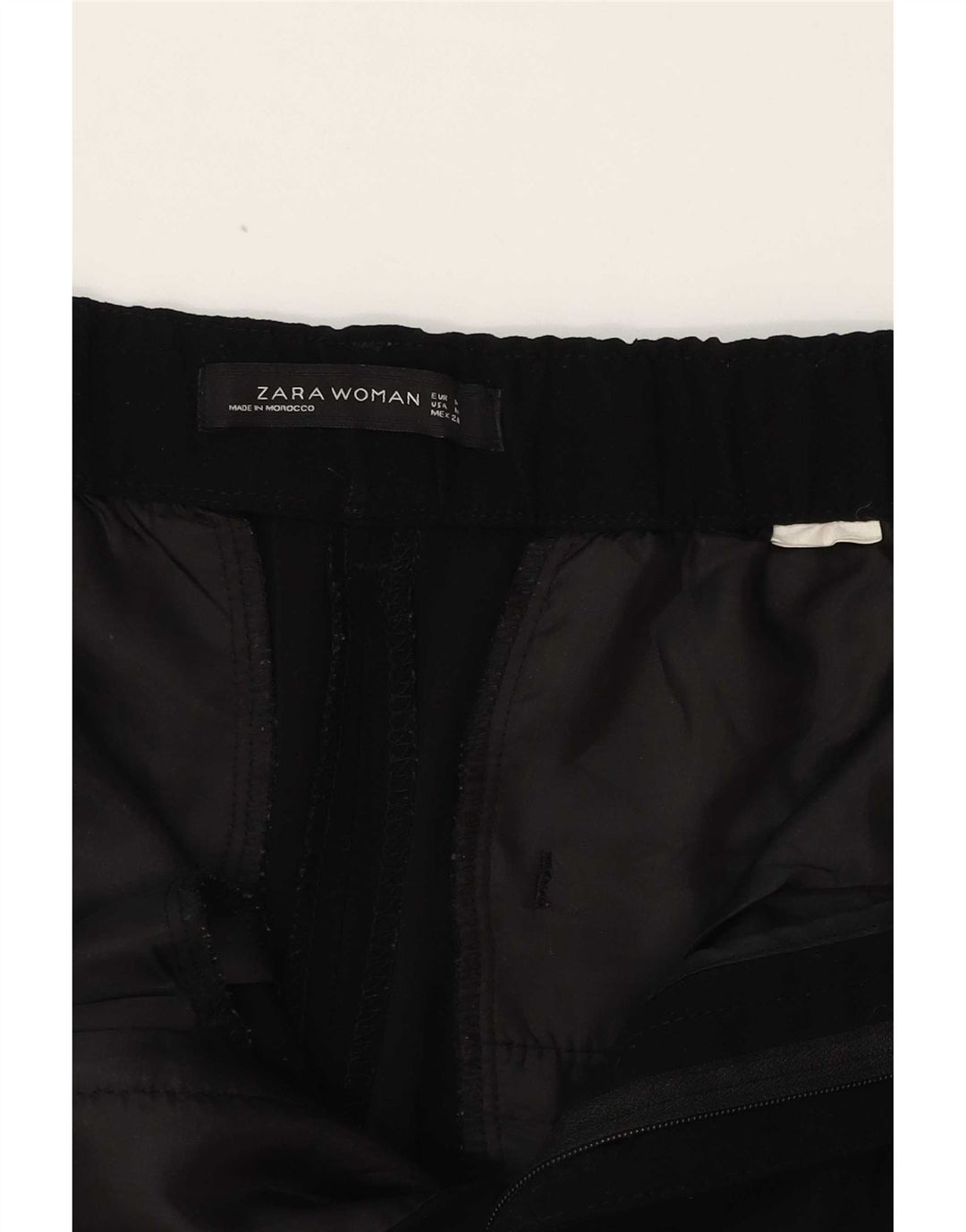 Calça Capri Cônica Feminina Zara Médio W30 L23 Preta