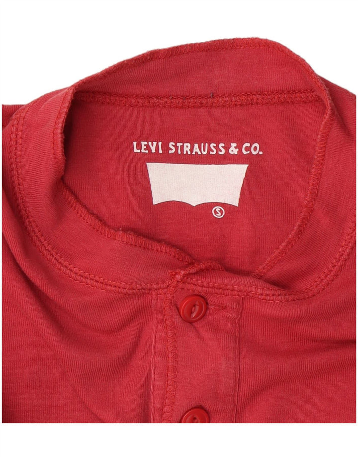 Camiseta masculina Levi's pequena vermelha