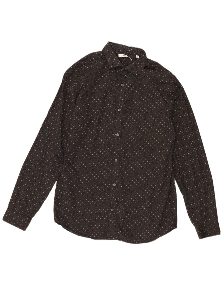 Camisa masculina Jack & Jones tamanho 40 bolinhas pretas médias