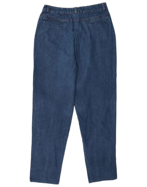 Fendi Calça jeans feminina cônica de cintura alta IT 46 Grande W28 L30 Azul
