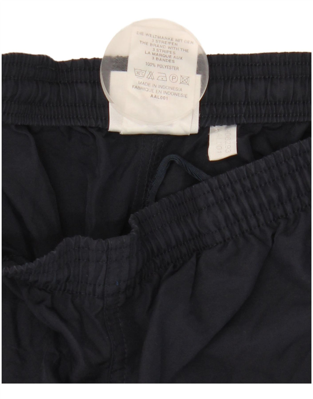 Shorts esportivos femininos Adidas UK 12 poliéster azul marinho médio