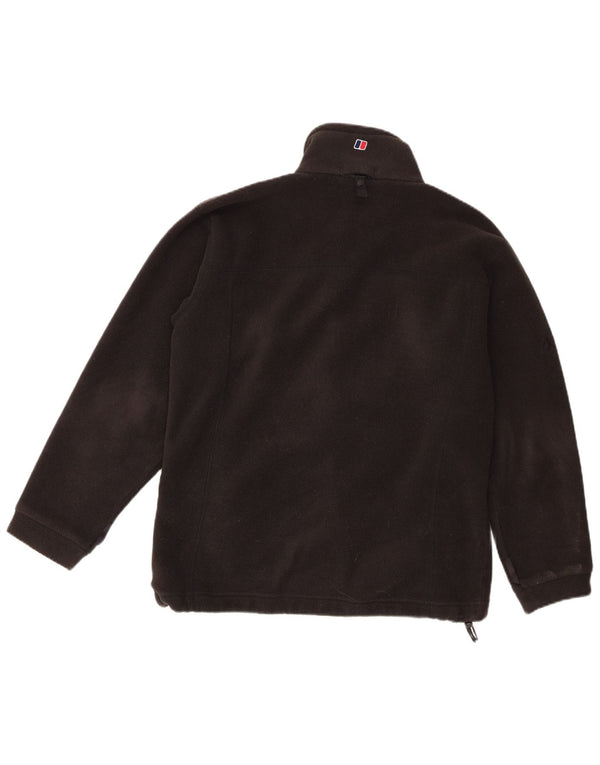 Jaqueta feminina Berghaus Liner Fleece UK 12 poliéster preto médio