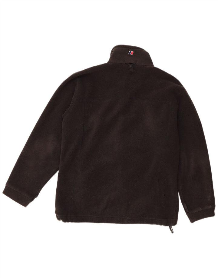 Jaqueta feminina Berghaus Liner Fleece UK 12 poliéster preto médio