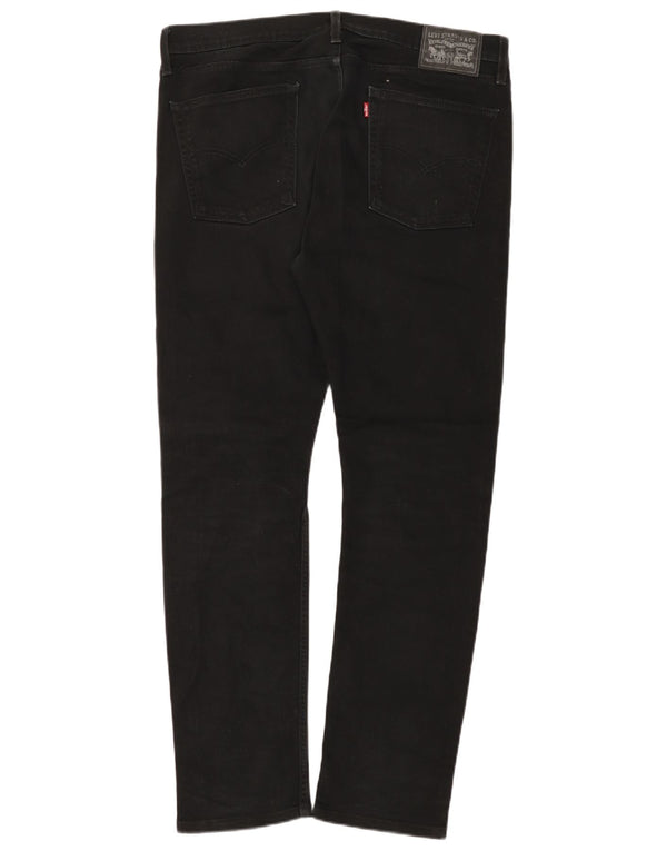 Jeans femininos Levi's Slim W36 L31 algodão preto