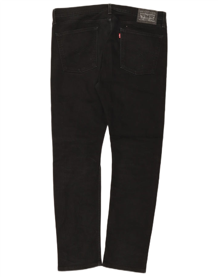Jeans femininos Levi's Slim W36 L31 algodão preto