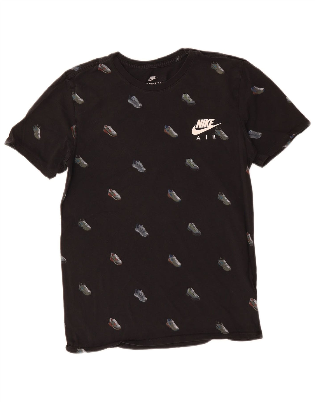 Camiseta Nike Masculina Athletic Cut Graphic Top Pequeno Algodão Preto