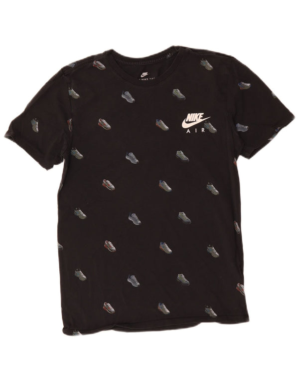 Camiseta Nike Masculina Athletic Cut Graphic Top Pequeno Algodão Preto