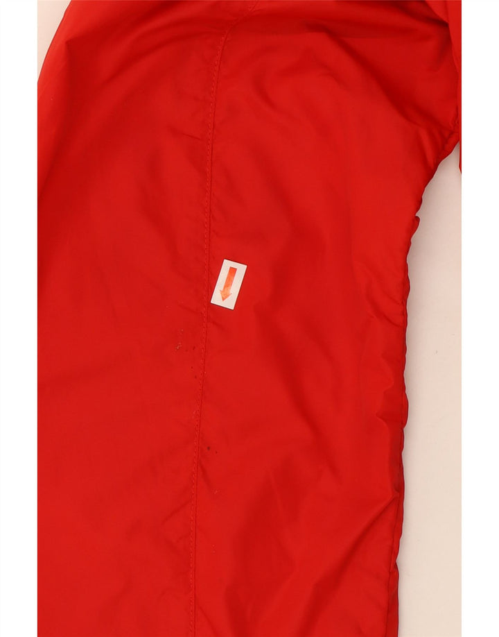 Jaqueta de chuva masculina Tommy Hilfiger com capuz Reino Unido 38 poliamida vermelha média