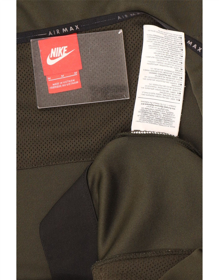 Nike Mens Graphic Tracksuit Top Jaqueta Médio Cáqui Poliéster