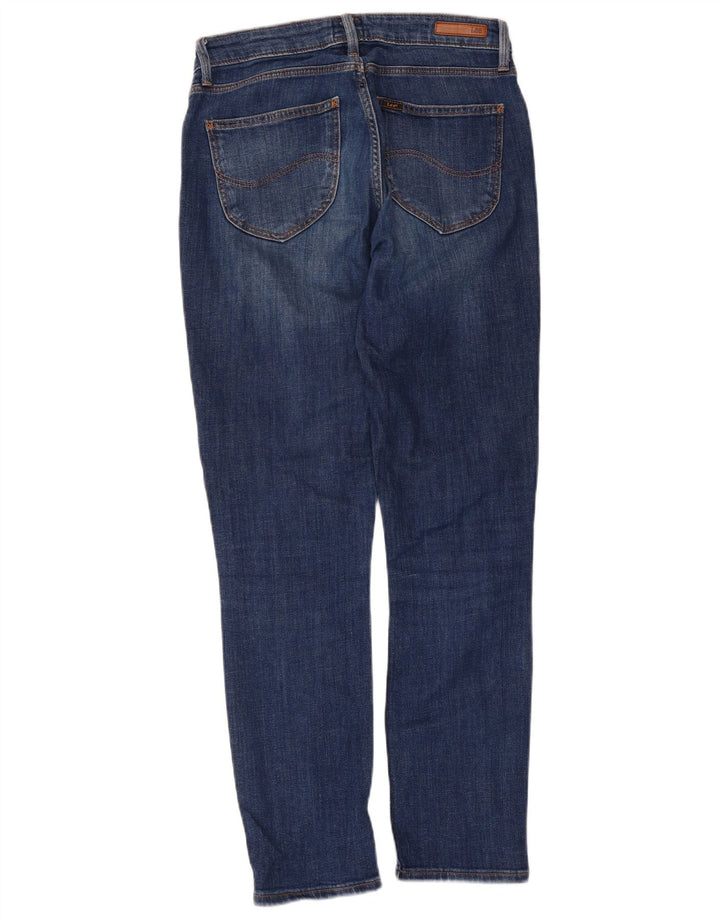 Lee Womens Elly Slim Jeans W28 L31 Azul Marinho Algodão