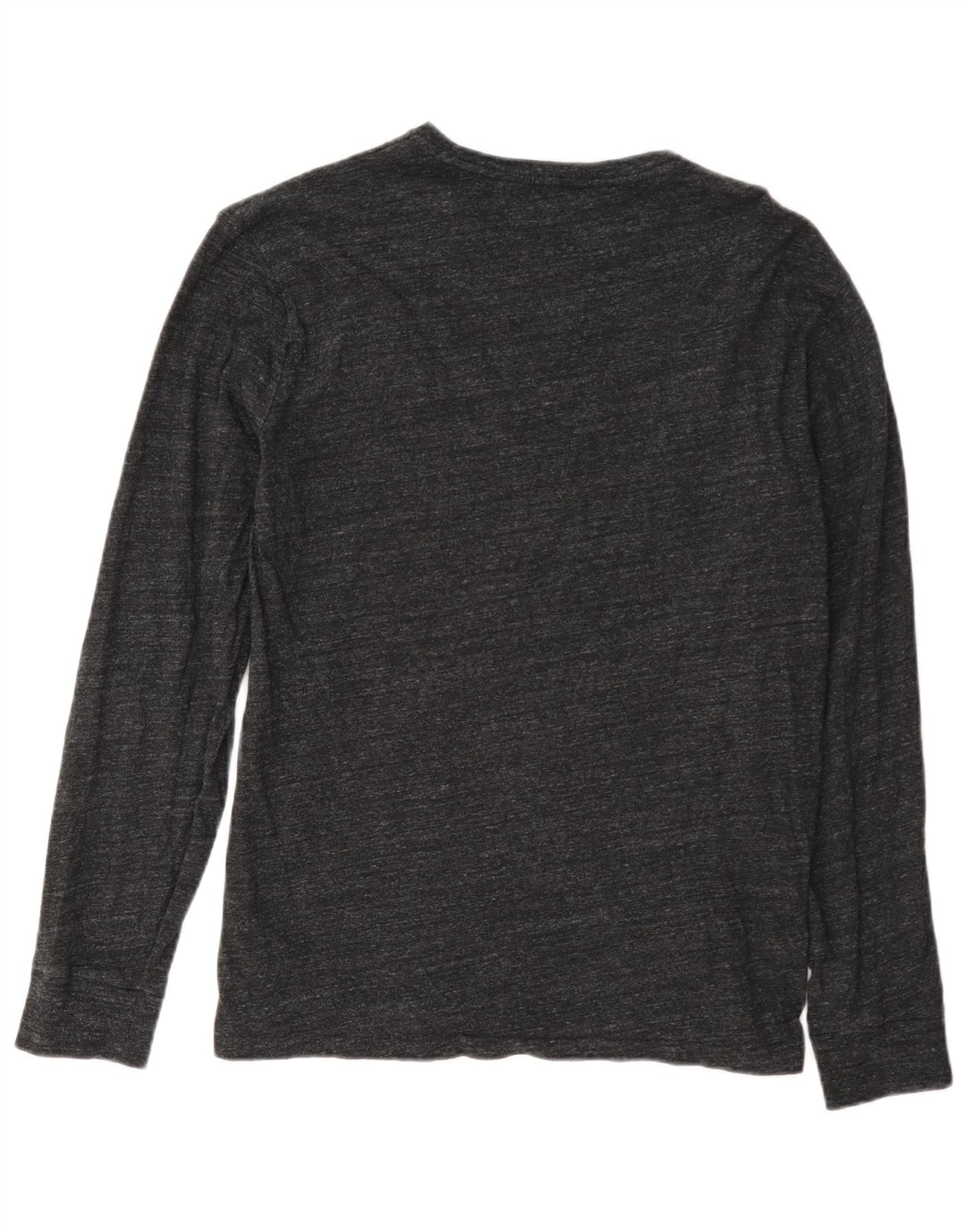 Top masculino Polo Ralph Lauren manga comprida pequeno cinza manchado