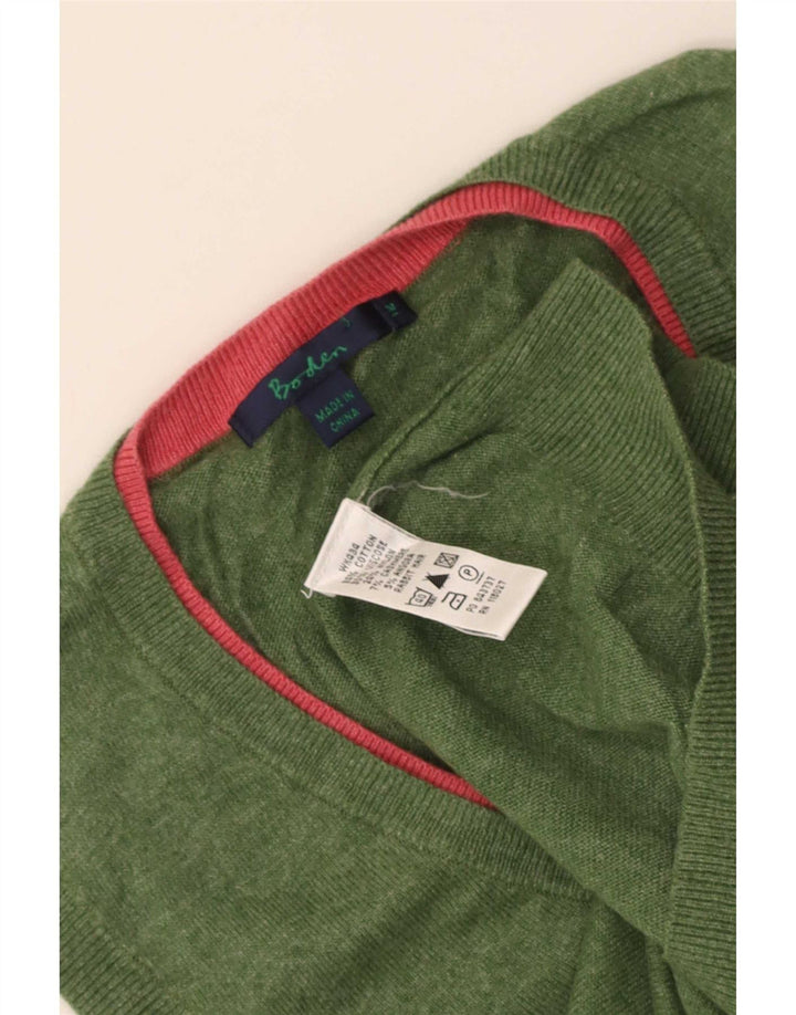 Boden Womens Vest Tank Top UK 12 Médio Algodão Verde