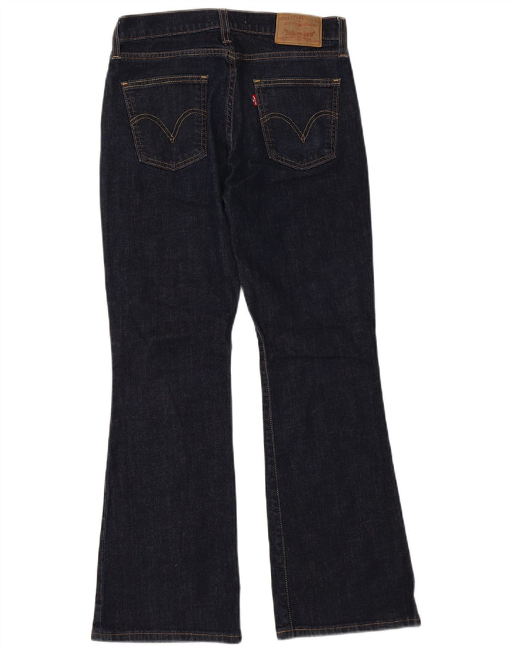 Calça jeans feminina Levi's 10529 Bootcut W30 L30 azul marinho algodão
