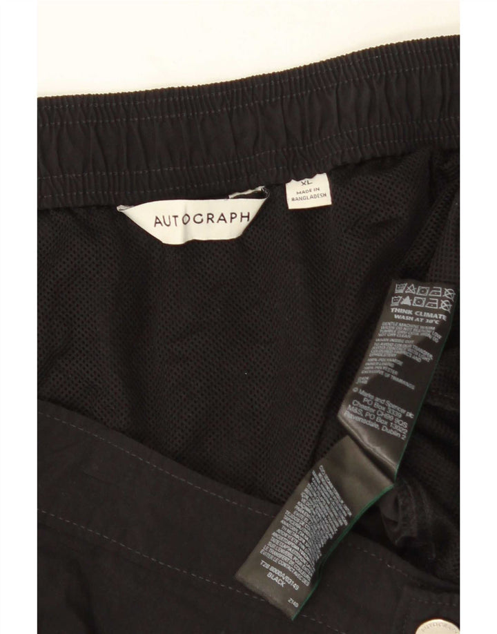Shorts masculino Marks & Spencer Autograph Chino XL W38 preto poliamida