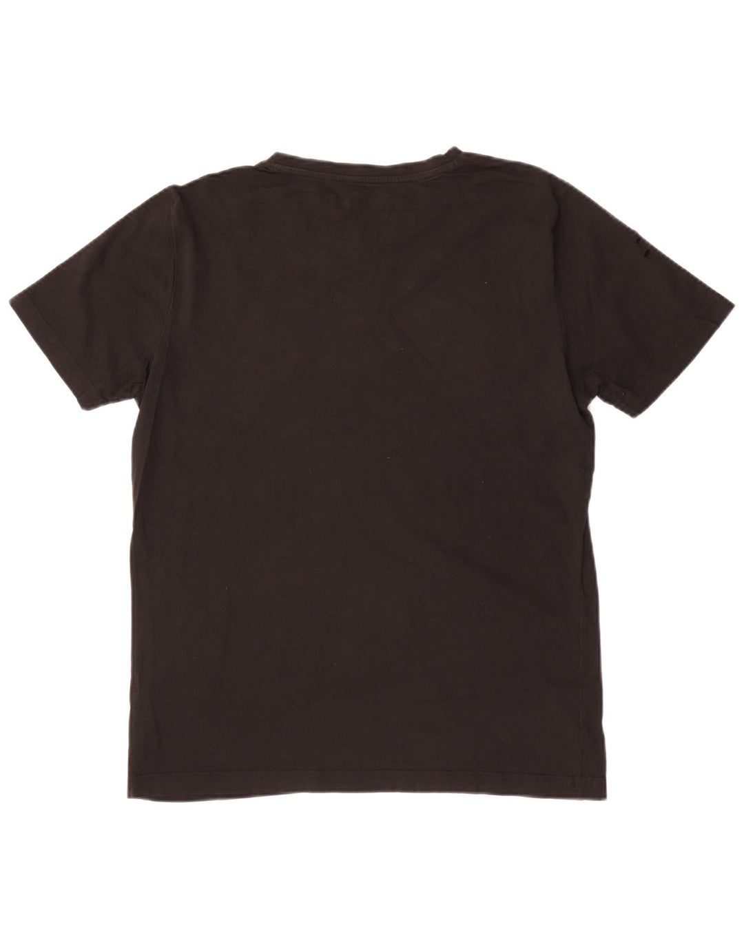 Puma Mens Graphic T-Shirt Top Médio Algodão Preto