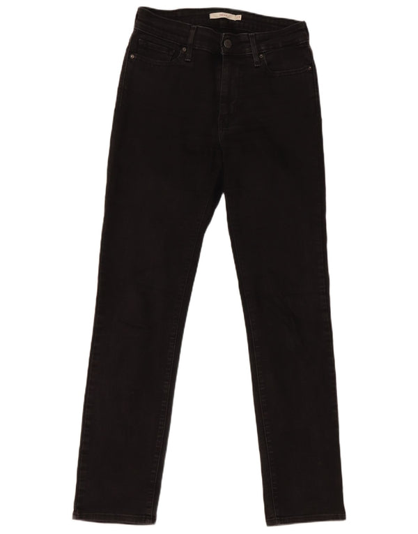 Calça jeans feminina Levi's 712 Slim W27 L30 algodão preto