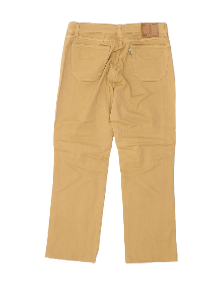 JECKERSON Womens Straight Casual Trousers W28 L25 Beige Cotton Vintage Jeckerson and Second-Hand Jeckerson from Messina Hembry 
