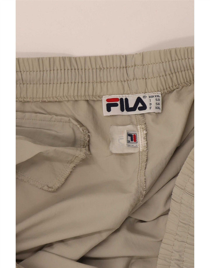 Calça de treino masculina Fila 2XL bege