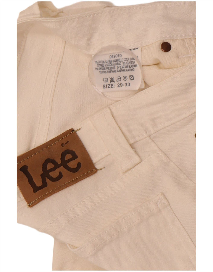 Calça jeans feminina LEE Bootcut W29 L33 algodão branco