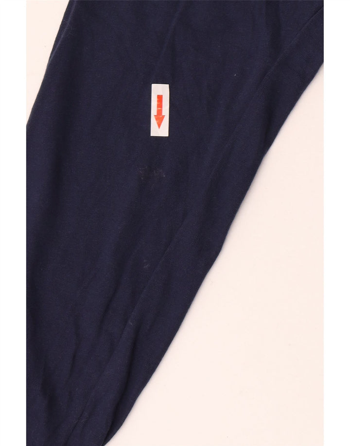 Top gráfico masculino NIKE Arizona manga comprida pequeno azul marinho algodão