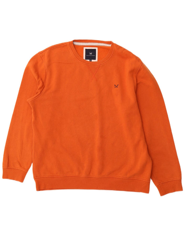 CREW CLOTHING Moletom masculino Jumper 2XL Algodão Laranja