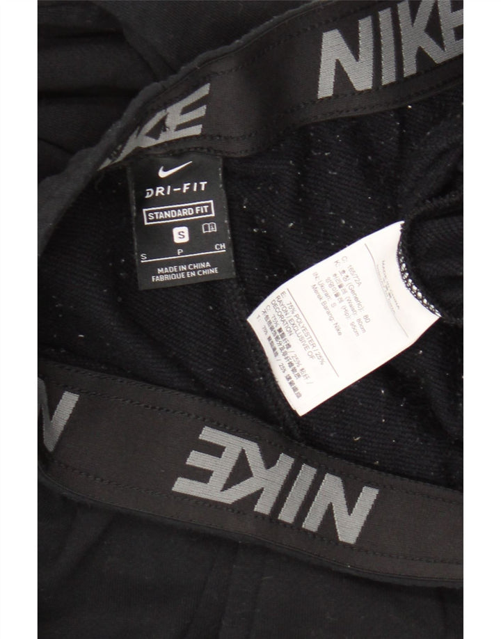 Nike Mens Dri Fit Standard Fit Calças de treino Joggers Pequeno Preto