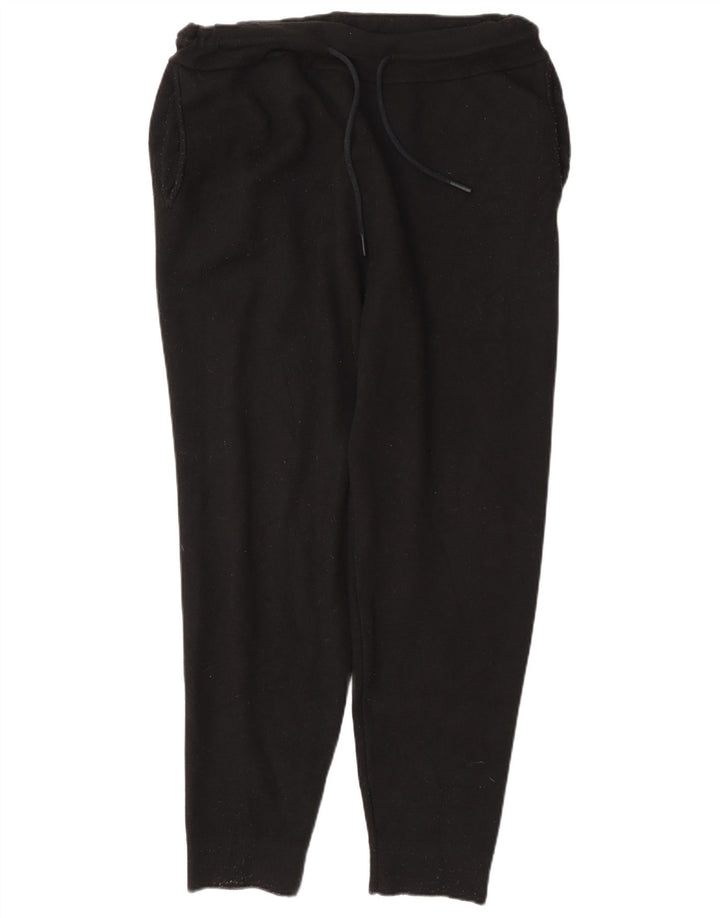 Zara Calça de treino masculina Joggers grande viscose preta
