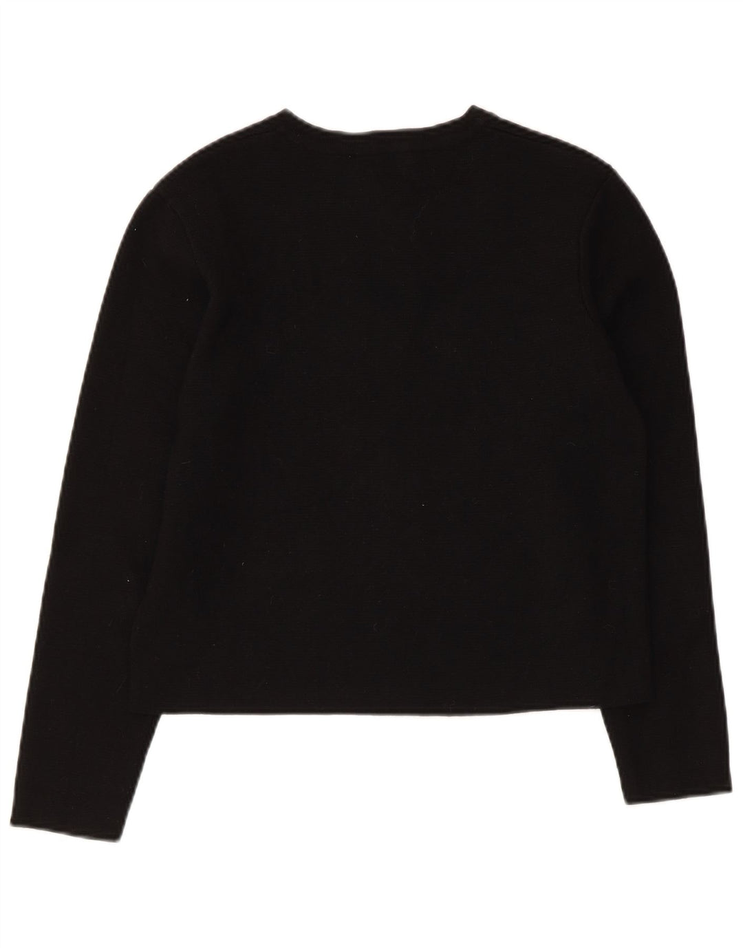 Suéter cardigã feminino Zara Reino Unido 12 viscose preta média