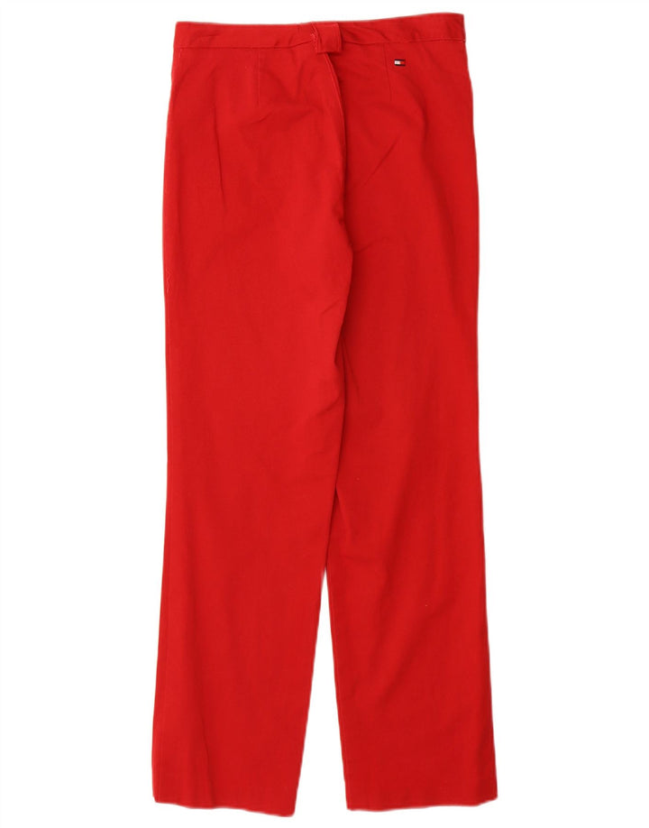 Calça feminina casual TOMMY HILFIGER W25 L27 algodão vermelho