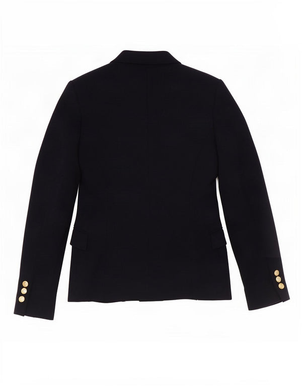 Jaqueta blazer feminina Zara com 1 botão Reino Unido 10 pequena azul marinho
