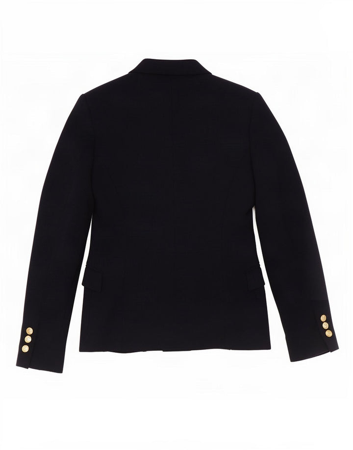 Jaqueta blazer feminina Zara com 1 botão Reino Unido 10 pequena azul marinho