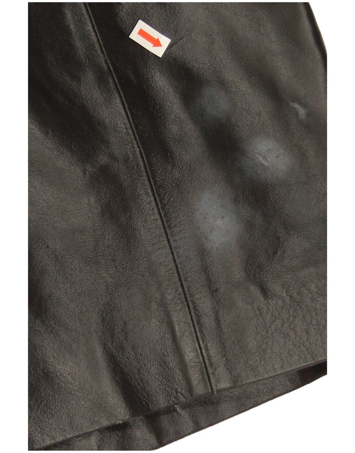 Casaco de couro masculino Douglas UK 38 couro preto médio