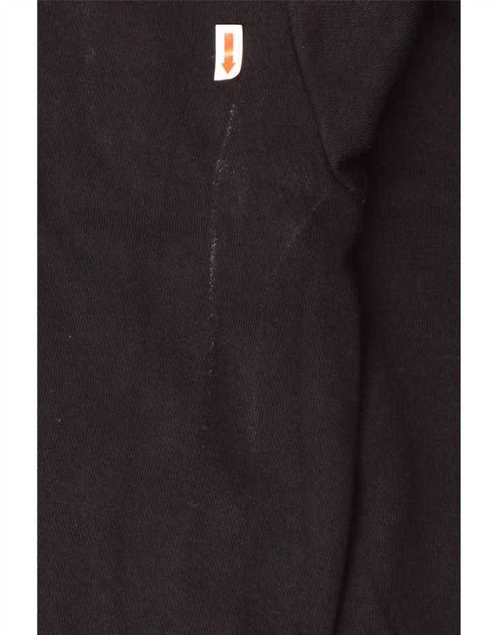 REEBOK masculino gráfico moletom com capuz XL algodão preto