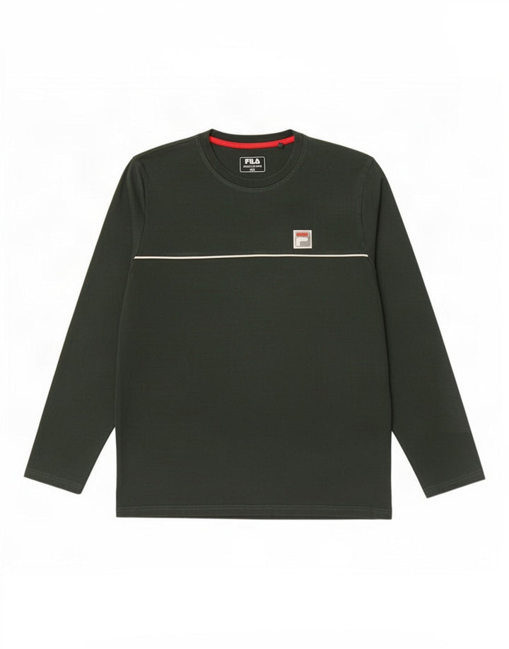 Fila Mens Top Manga Longa 2XL Algodão Verde