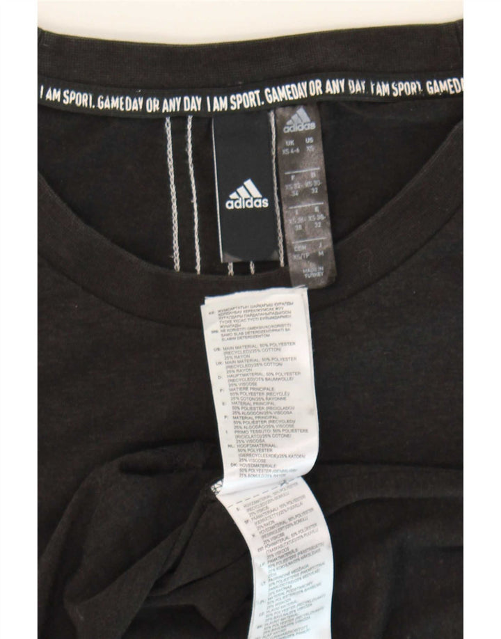 Camiseta Adidas Feminina Oversized Top UK 4/6 XS Cinza Poliéster