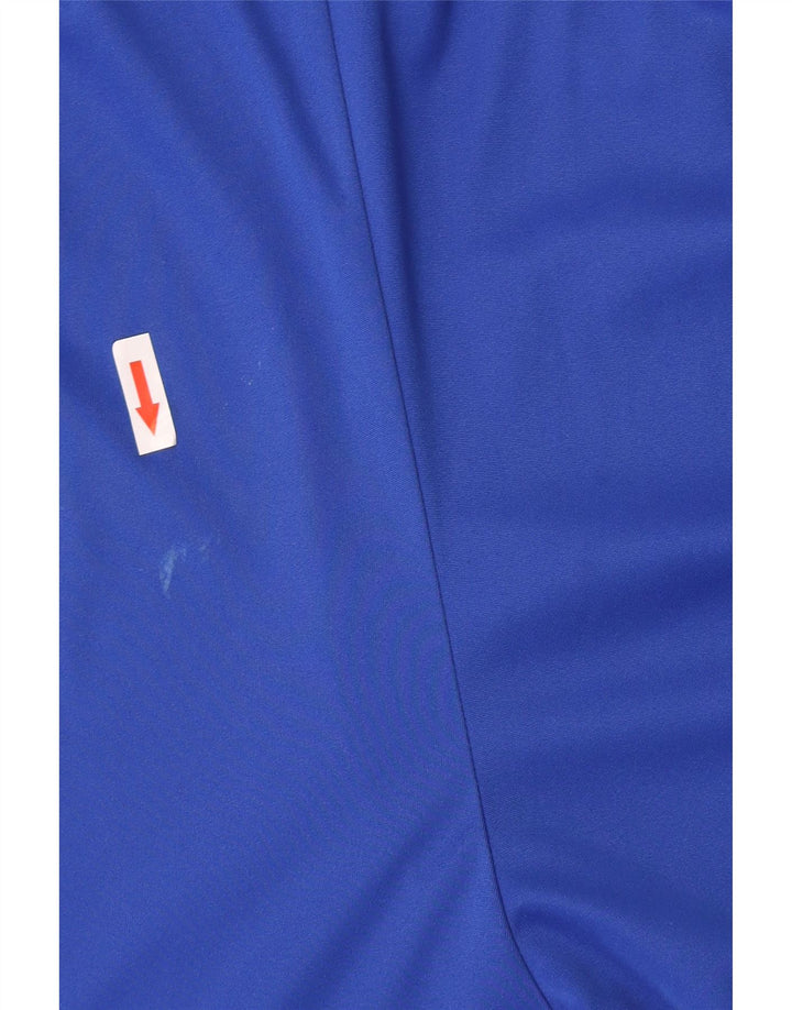 Shorts esportivos masculinos Adidas XL azul colorblock poliéster