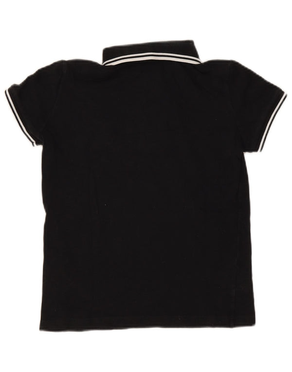 Camisa polo feminina Fred Perry UK 6 XS algodão preto