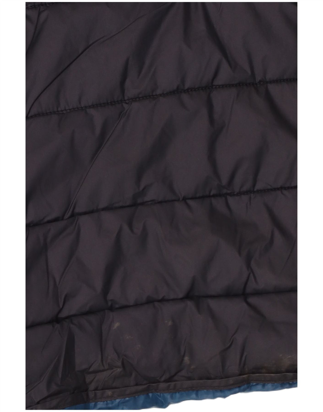Zara Colete acolchoado masculino UK 38 poliéster azul marinho médio