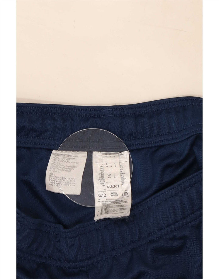 Calça de treino masculina Adidas médio azul marinho poliéster