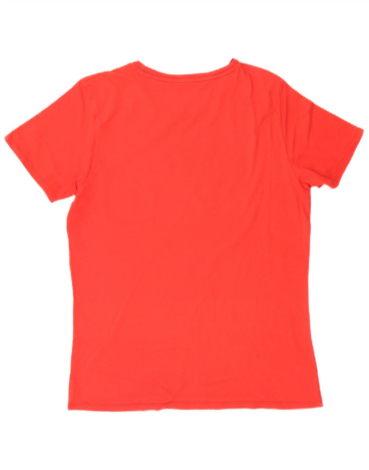 Lee Camiseta masculina gráfica top grande vermelho