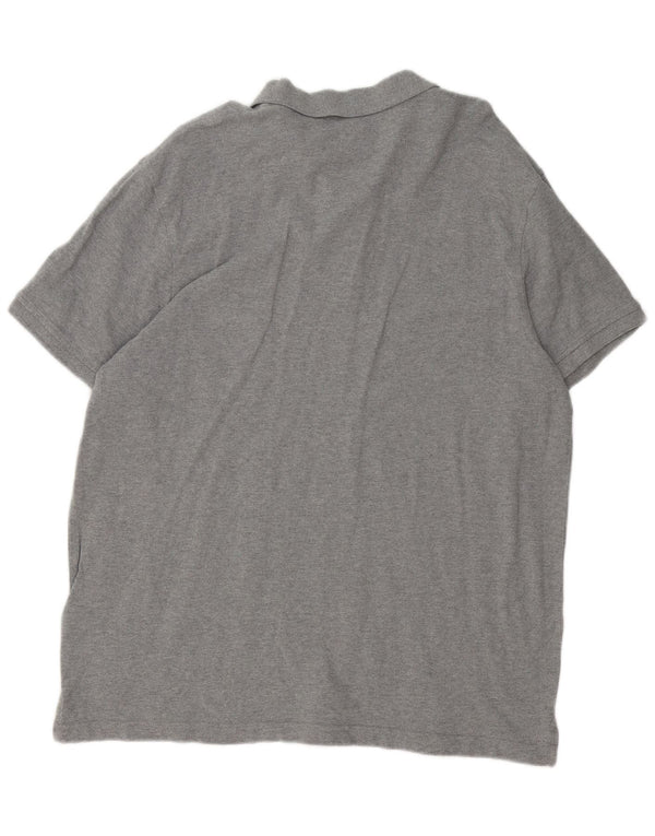 Camisa polo masculina padrão Levi's XL cinza algodão