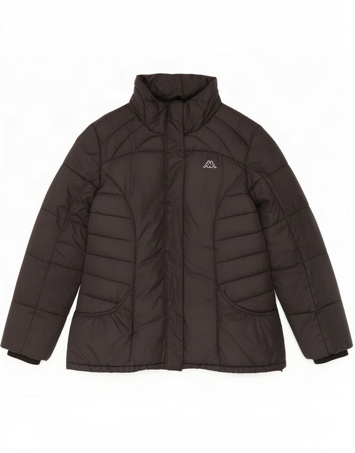 Jaqueta acolchoada feminina Kappa UK 18 XL poliéster preto