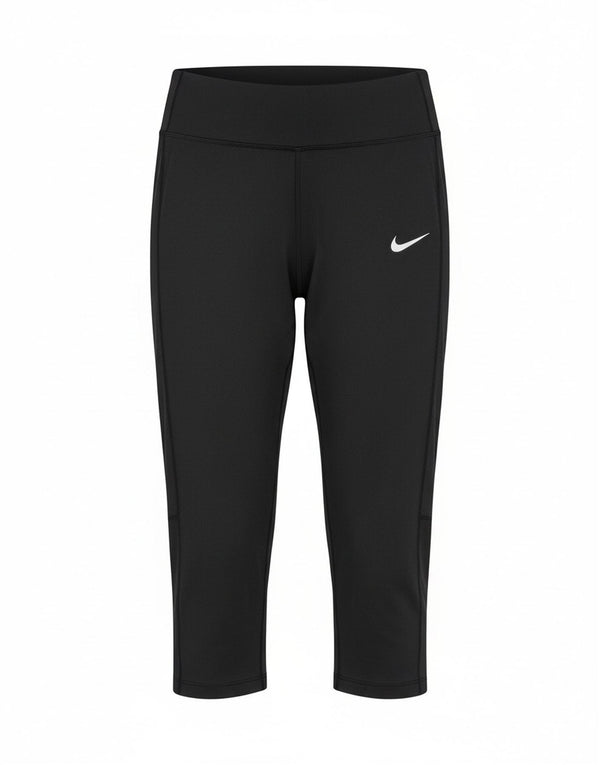 Leggings Nike Dri Fit Capri UK 8 Pequeno Poliéster Preto