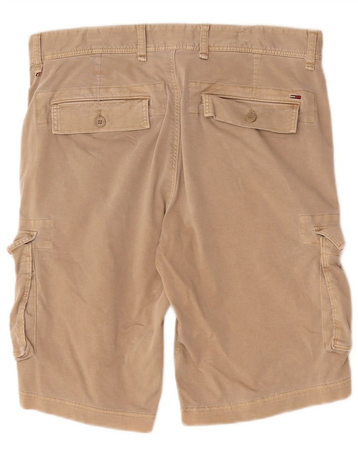 Shorts cargo masculino Tommy Hilfiger W32 algodão bege médio
