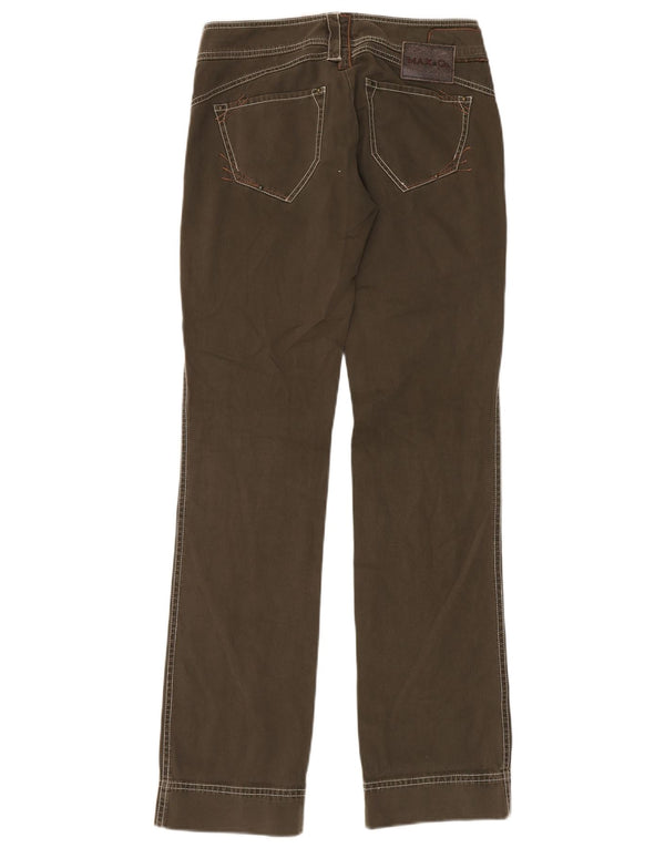 Jeans Slim Feminino Max & Co. Reino Unido 6 XS W28 L34 Algodão Cáqui