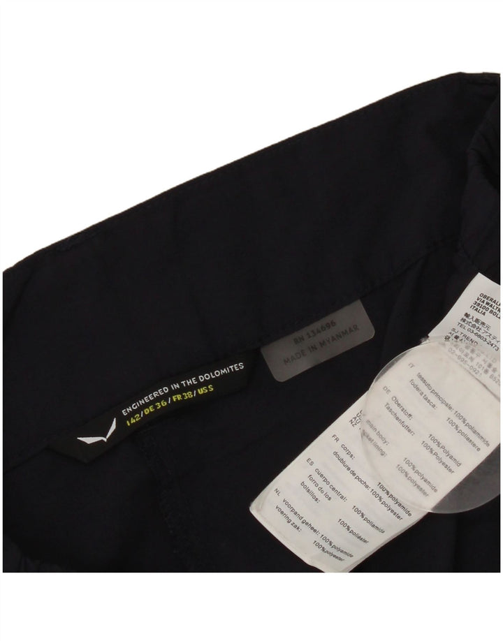 Shorts cargo feminino SALEWA IT 42 médio W30 azul marinho poliamida