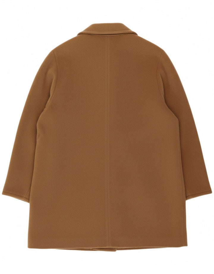 Sobretudo feminino MARELLA UK 12 lã marrom médio